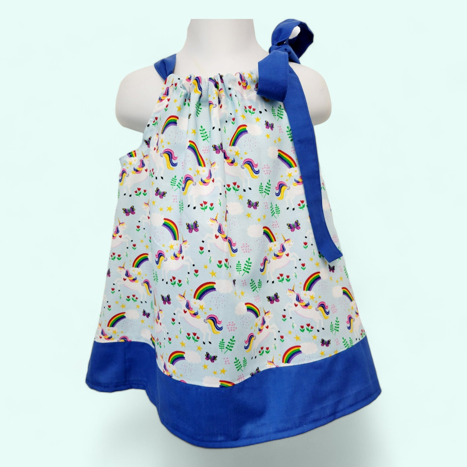 Pillowcase dress Unicorns & Rainbows