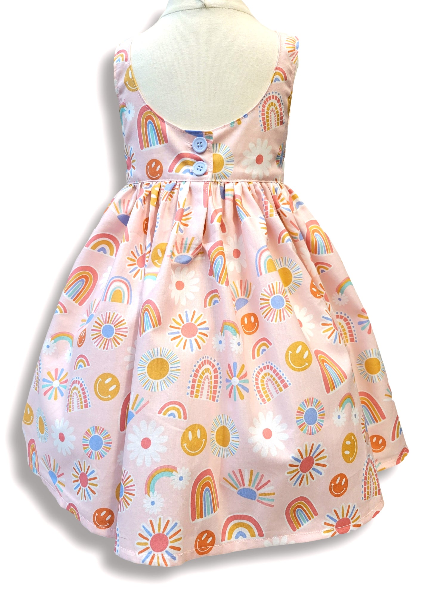 back of  Rainbow Sundress