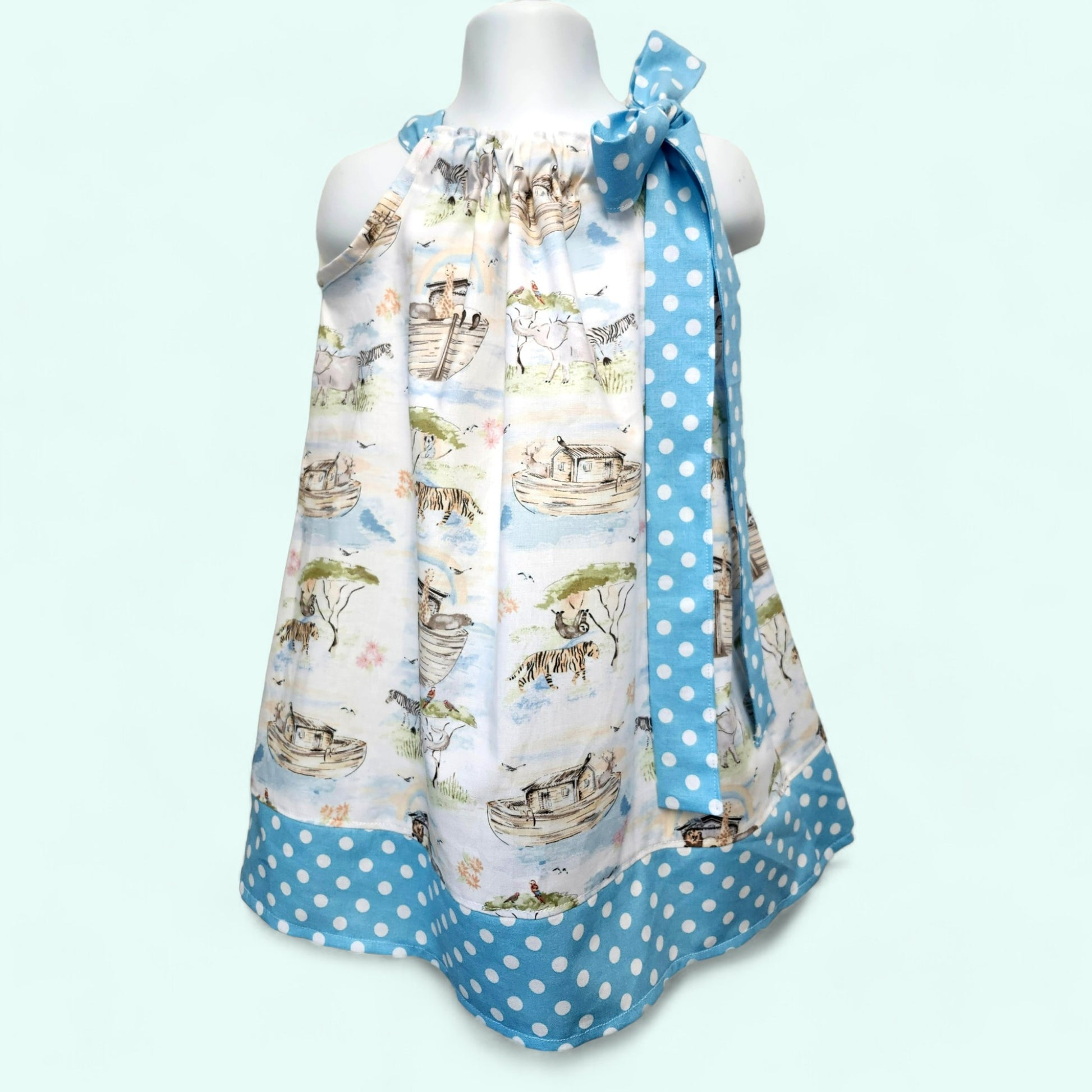 Pillowcase dress, Noah's Ark girls dress