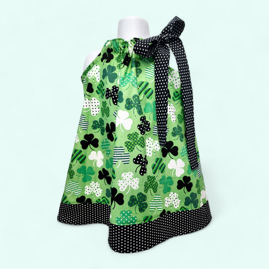 St Patricks day pillowcase dress