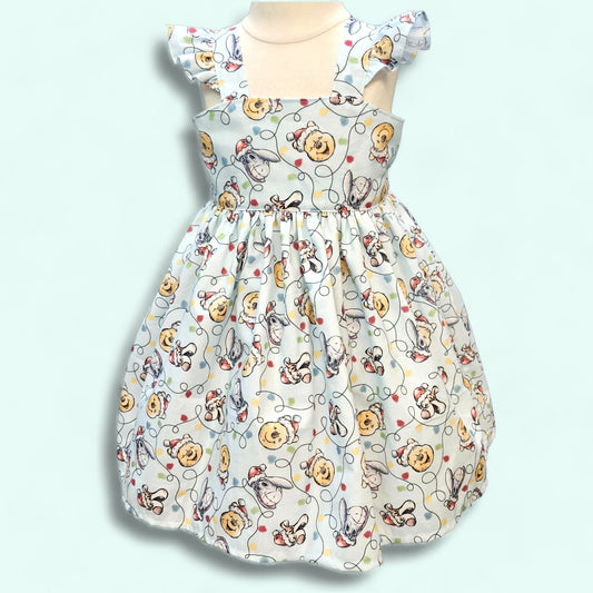 Christmas Pooh dress