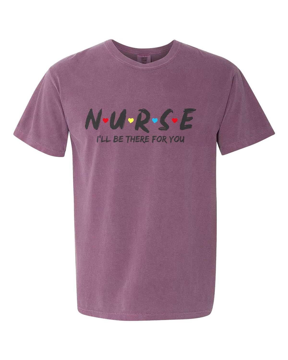 Nurse T Shirt purple color