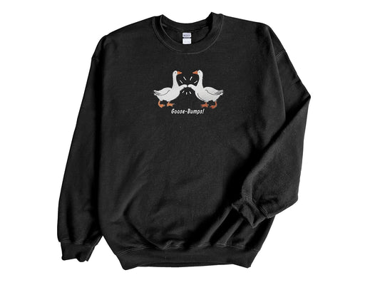 Goose Bumps Sweatshirt Black