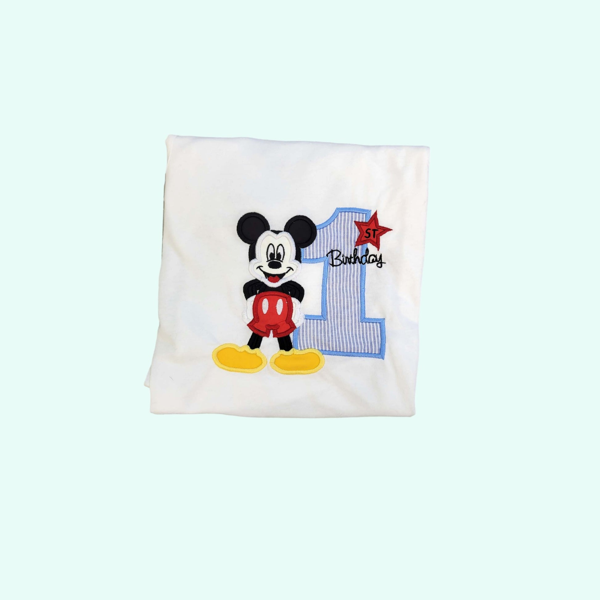 Mickey 1st Birthday Outfit shirt