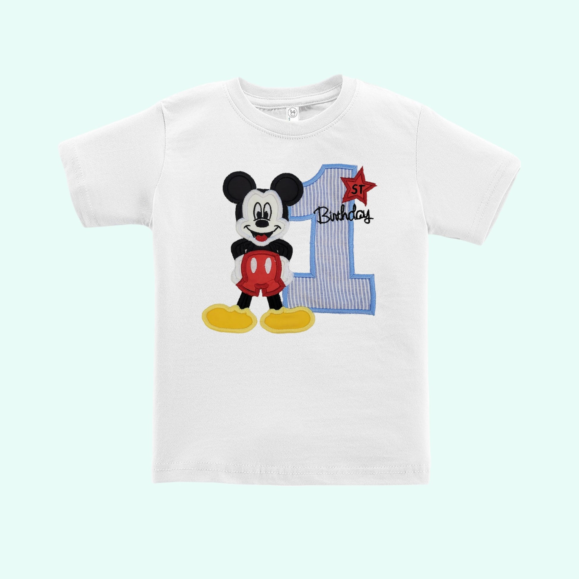 Mickey 1st Birthday Outfit shirt