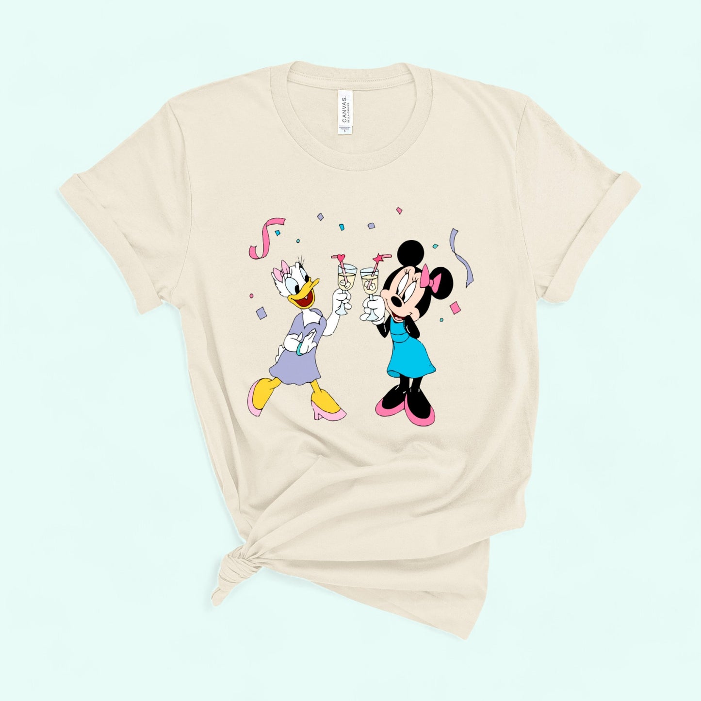 Minnie and Daisy Shirt Natural color