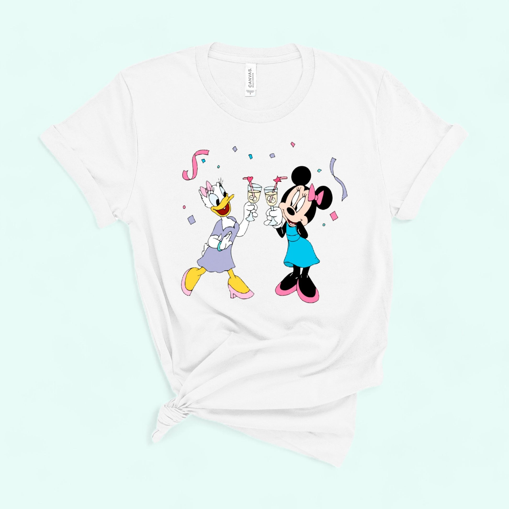 Minnie and Daisy Shirt white color 