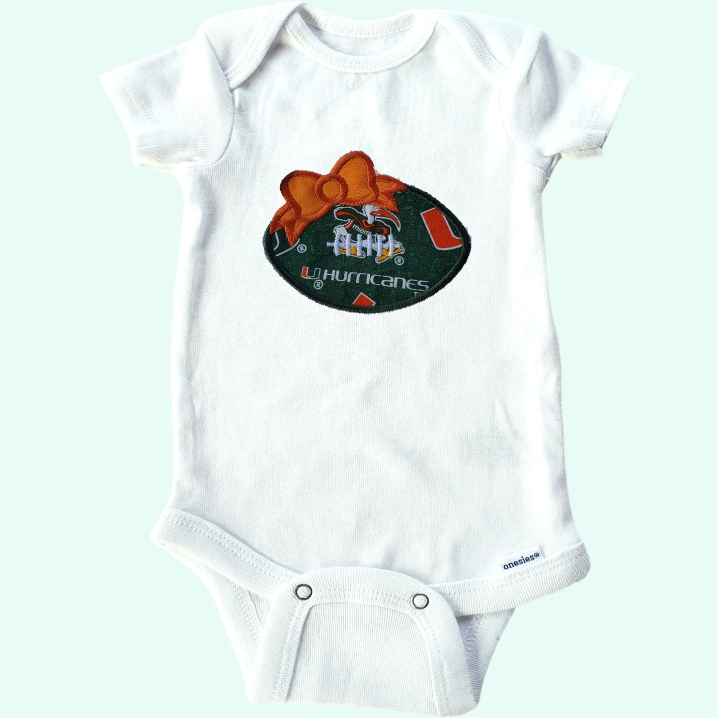 Miami hurricanes outfit bodysuit