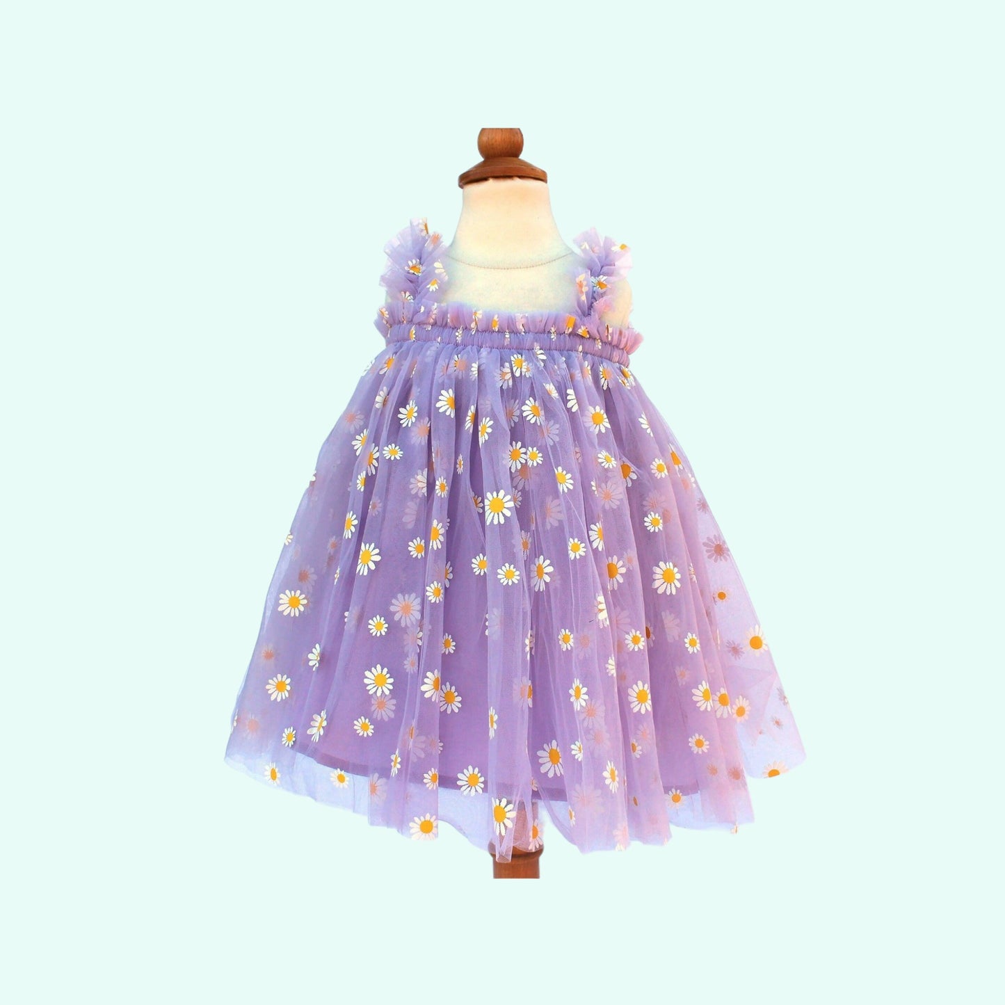 Baby Tulle Dress, Lavender Tulle Dress, Daisy Tutu Dress, Princess Out