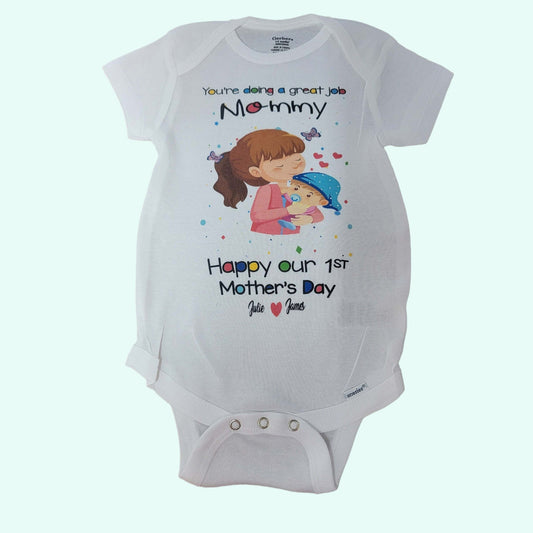 1st Mothers day Onesie