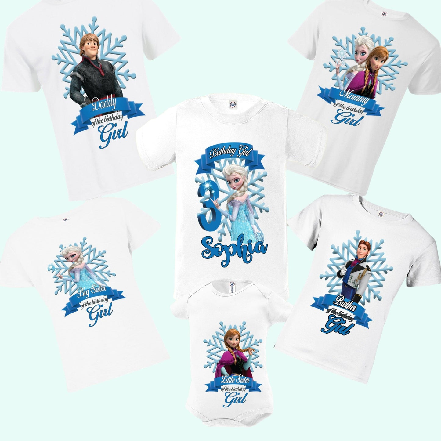 Elsa Birthday family shirts