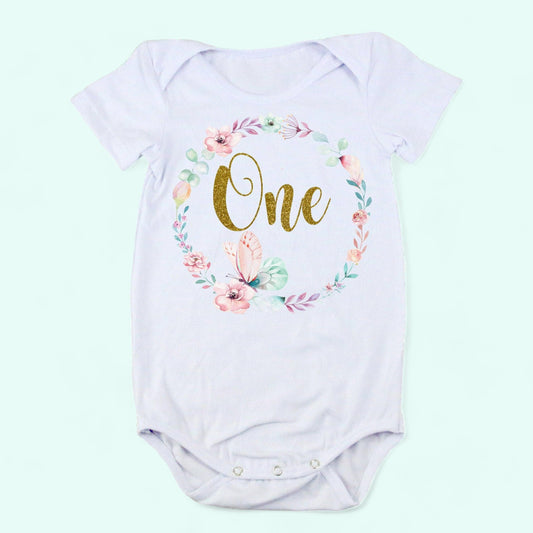 First birthday onesie