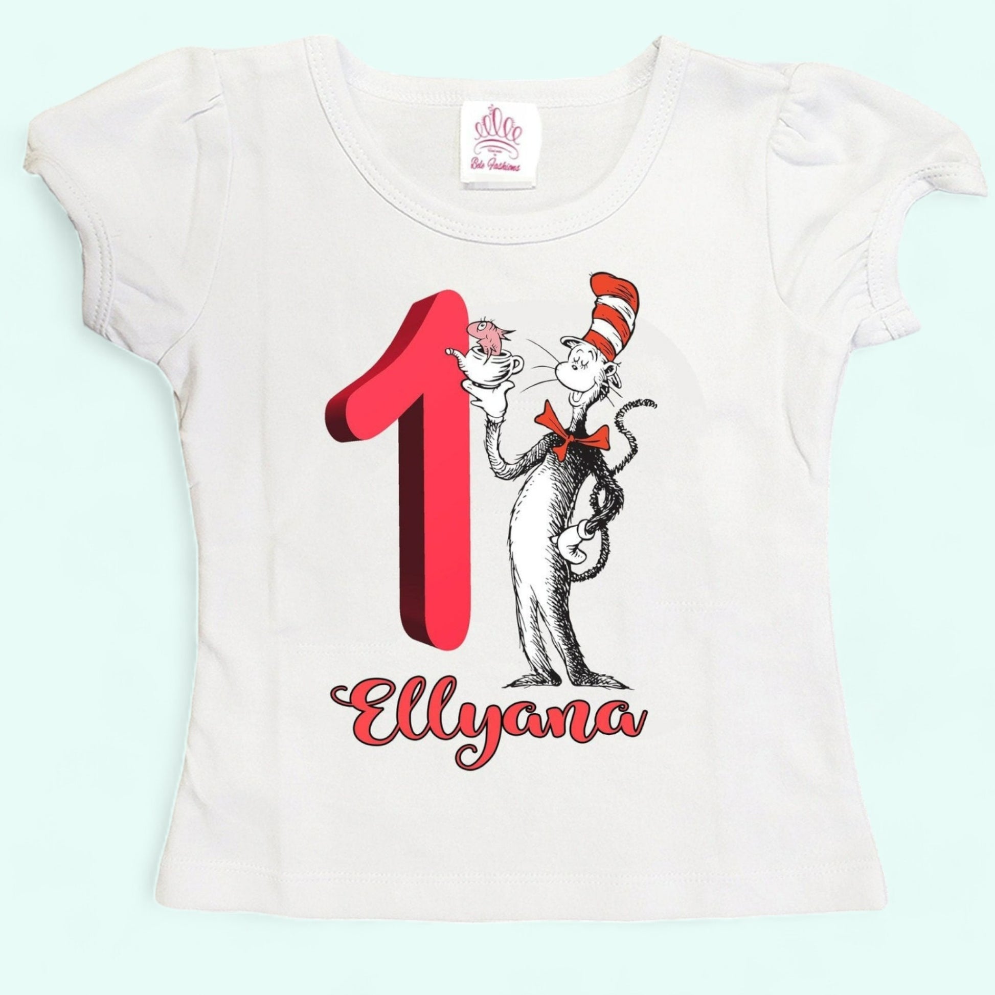 CAT IN the HAT birthday shirt