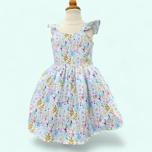 Floral Dress for Girls, Twirl dress for girls