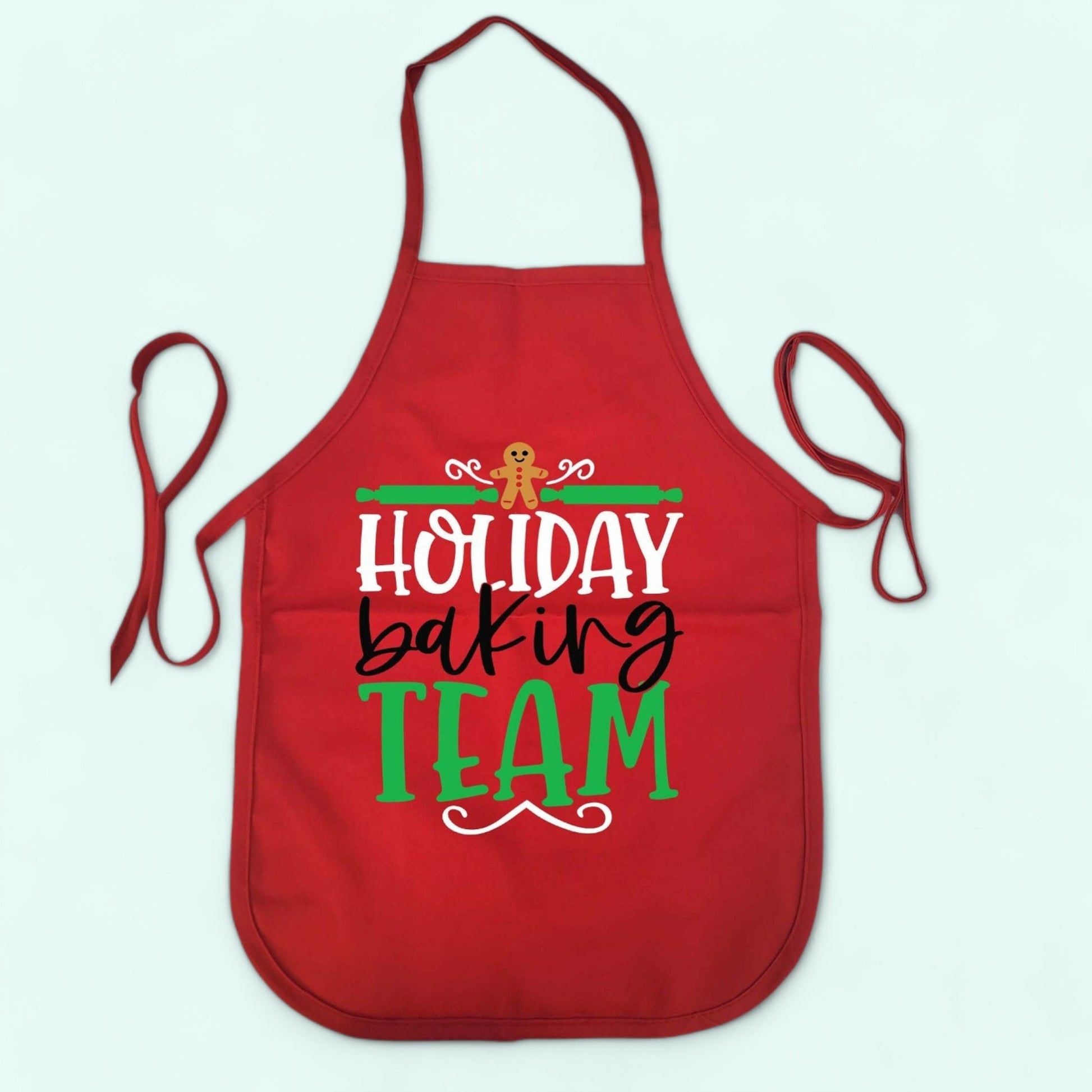 Christmas apron for kids red