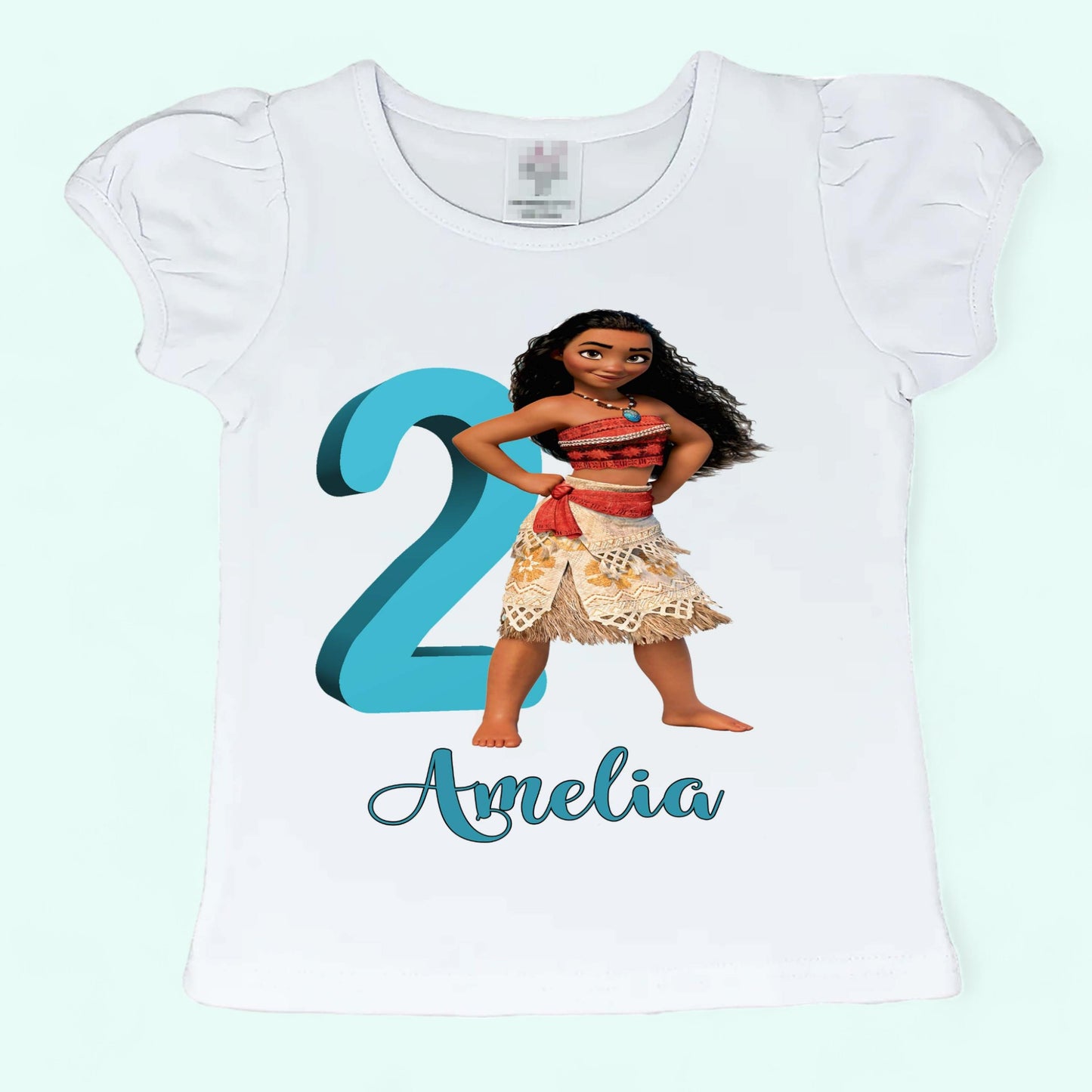 Moana birthday shirt