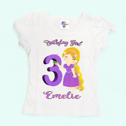 Rapunzel birthday shirt