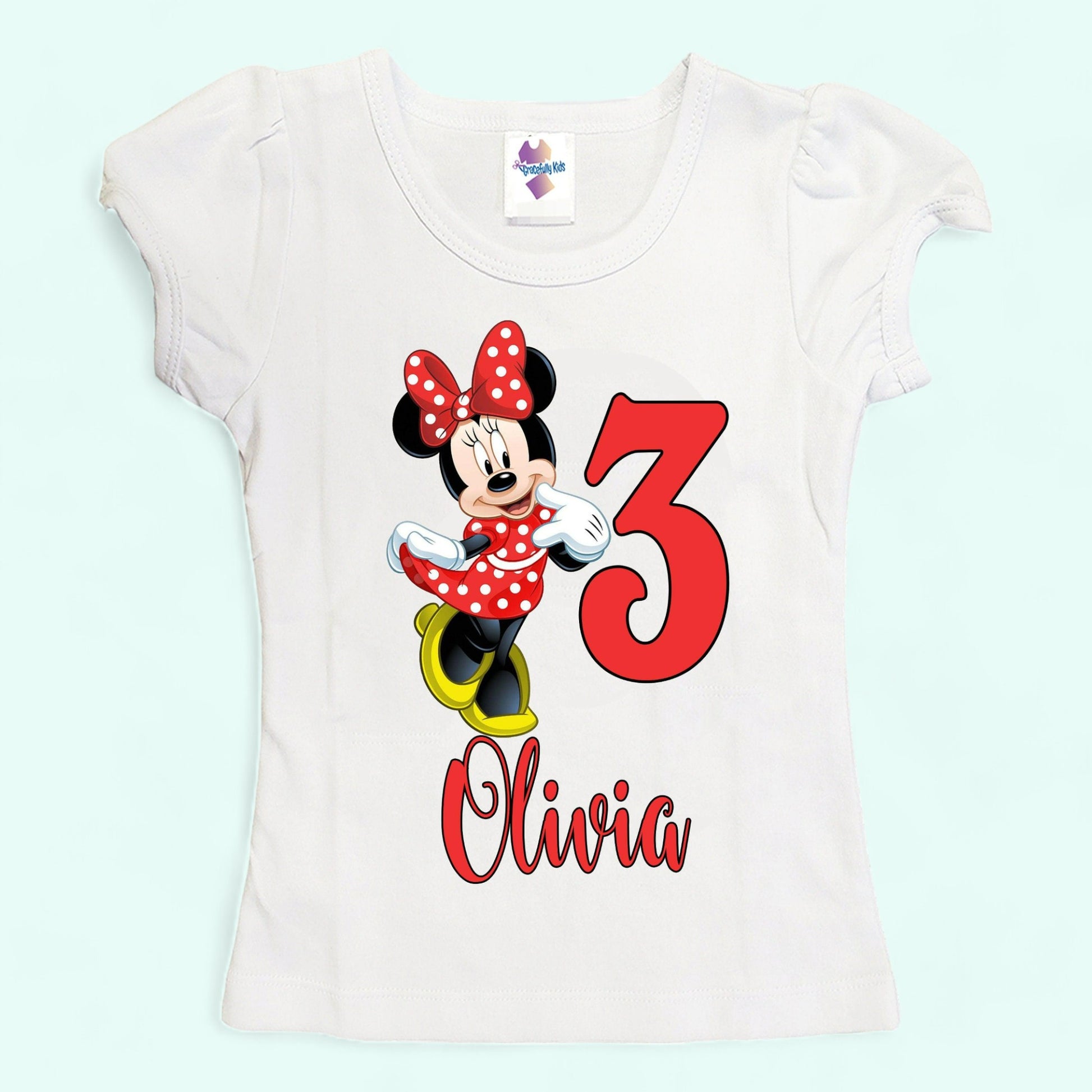 Minnie mouse birthday shirt