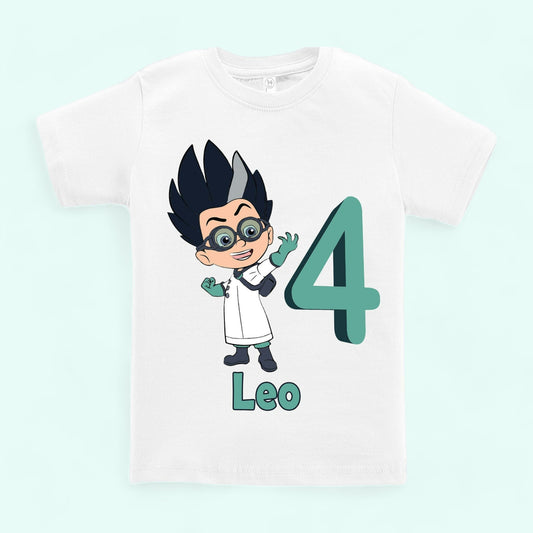 romeo pj masks white short sleeve