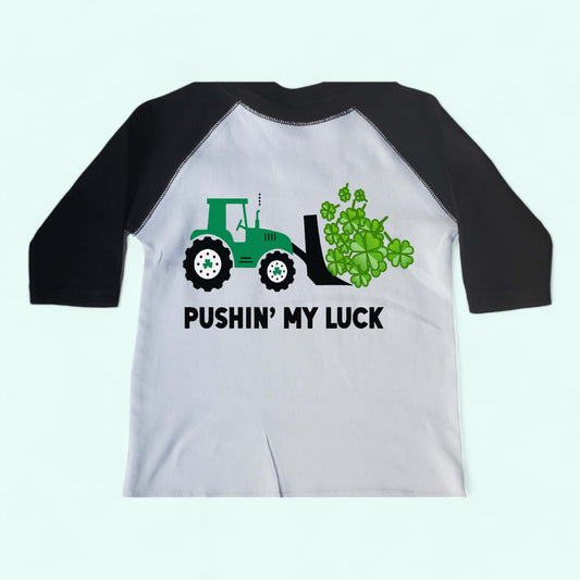 St Patricks day shirts raglan black