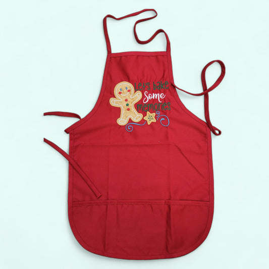 kids Christmas apron