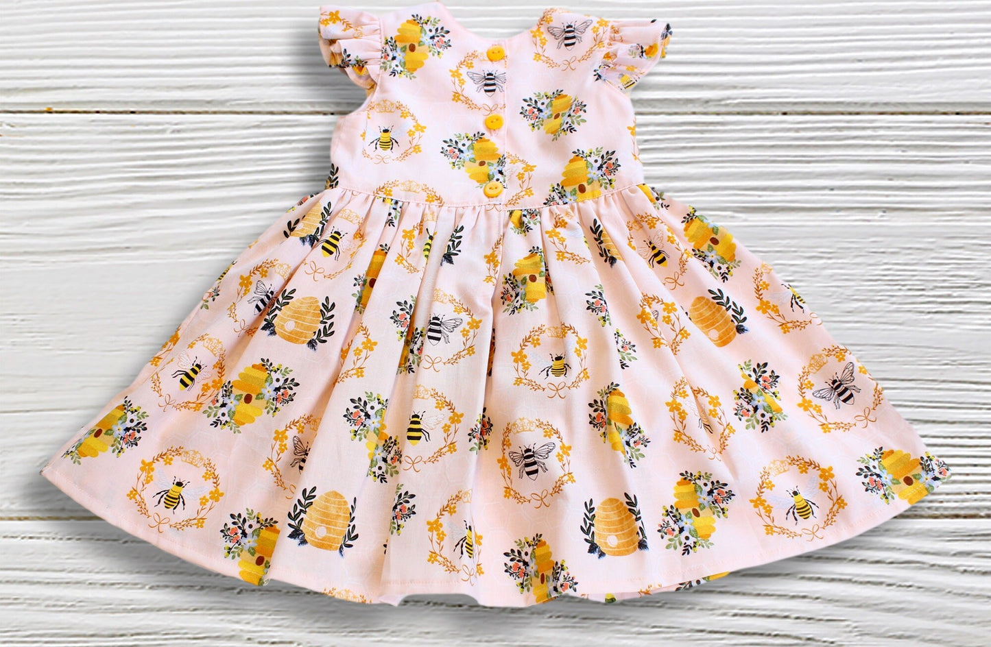 Honey Bee Dress for Girls