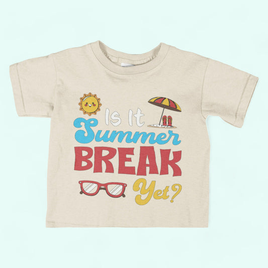 Summer break shirt sand