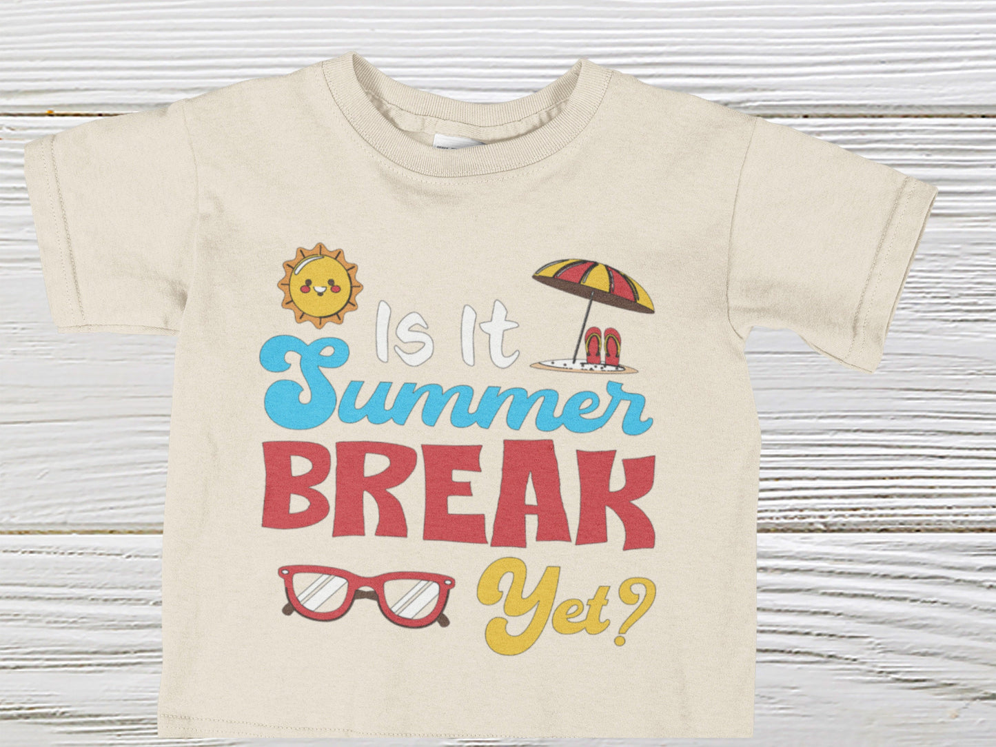 Summer break shirt sand