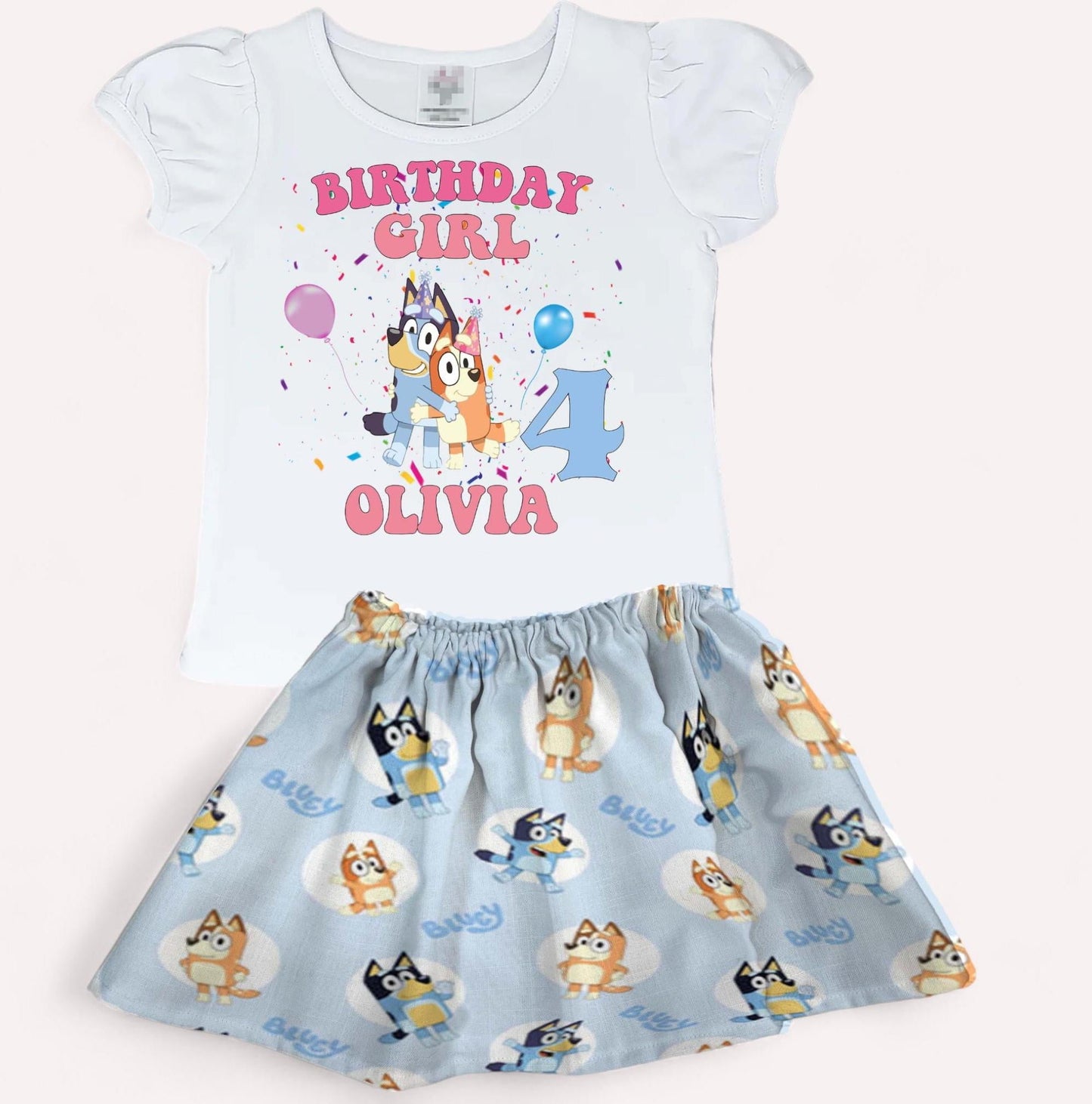 Bluey birthday outfit