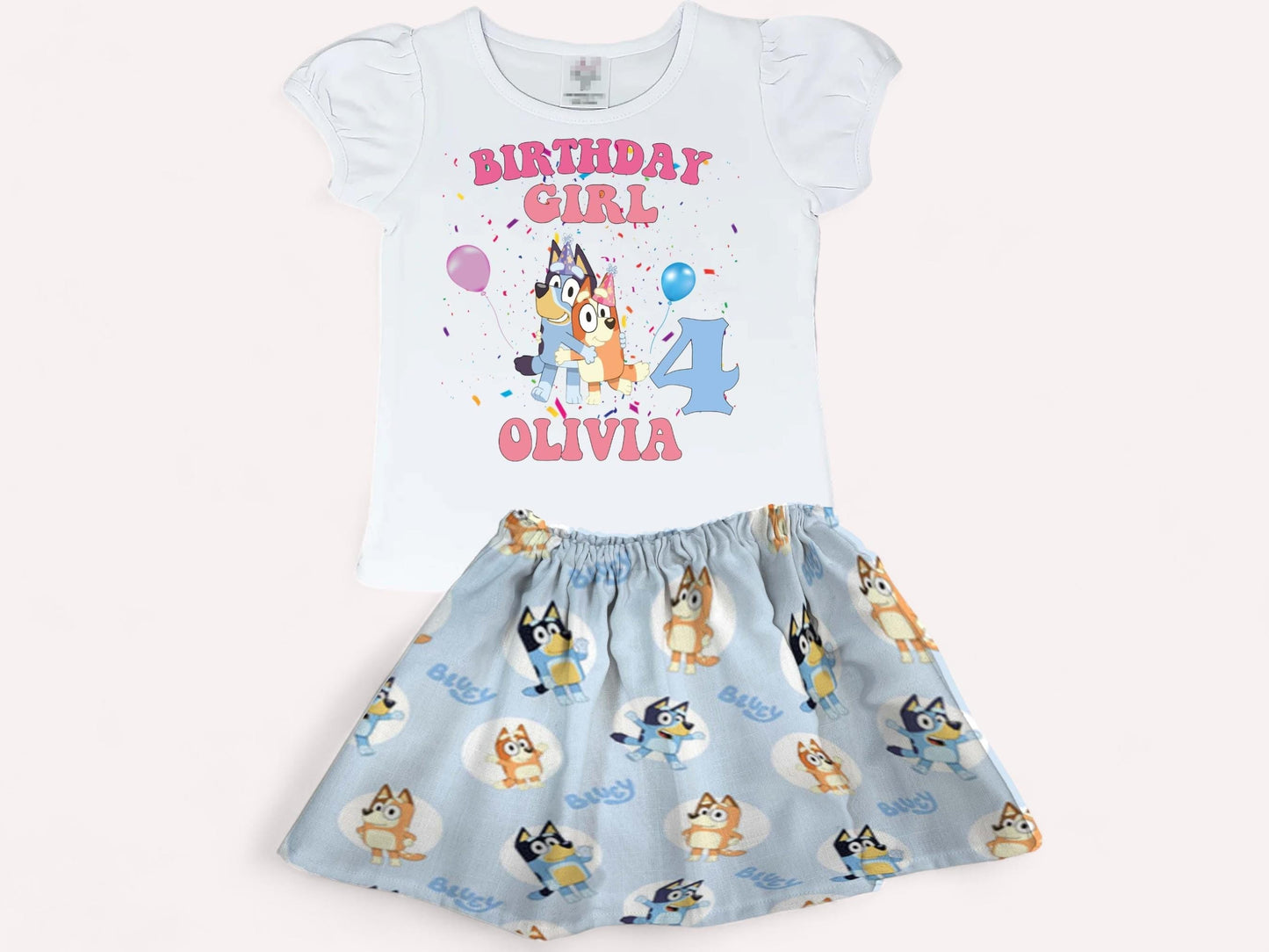 Bluey birthday outfit