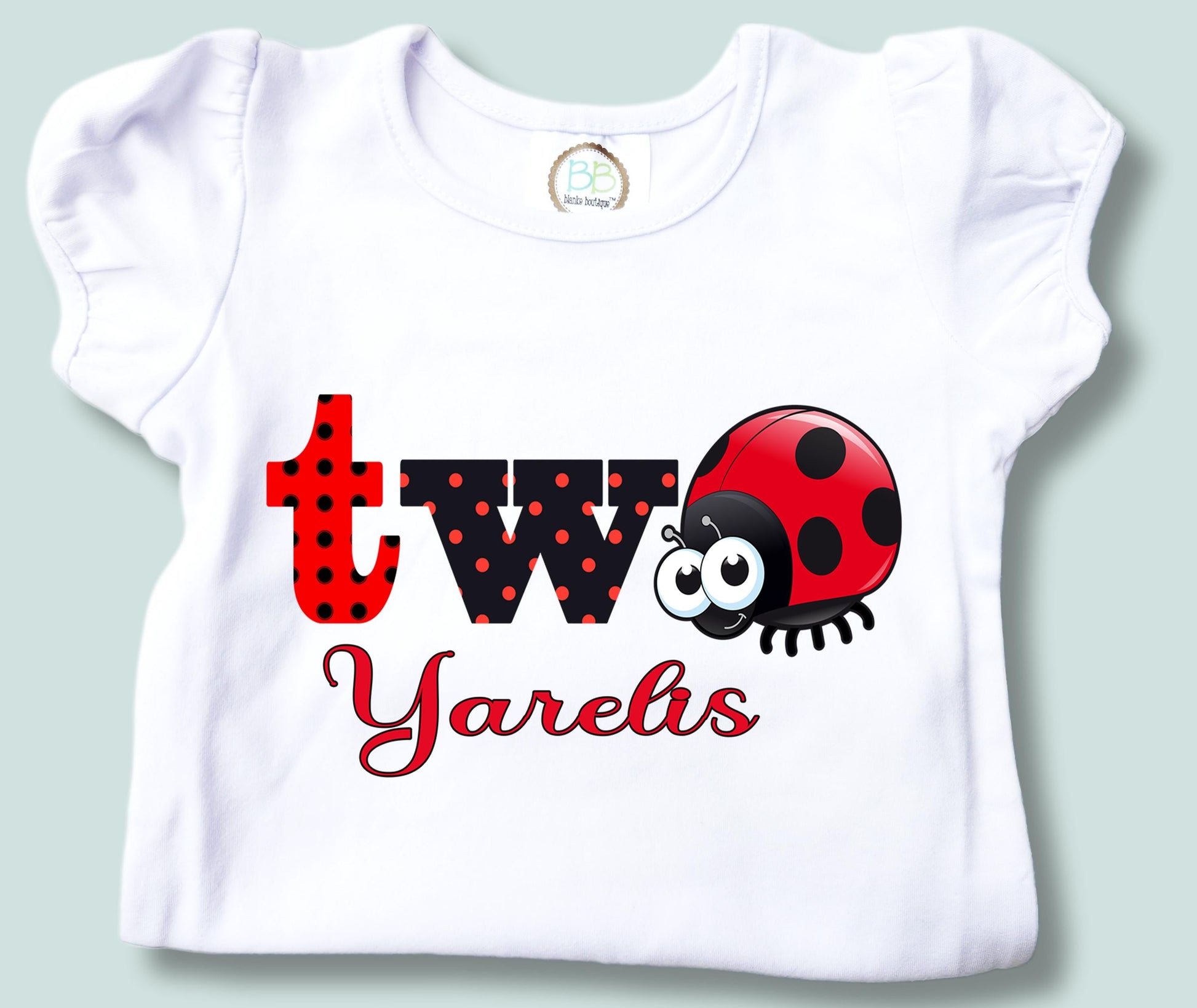 Ladybug tutu outfit shirt