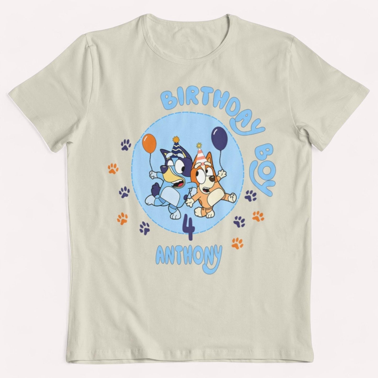 Blue dog inspired birthday shirt, Blue dog boys shirt, Boys birthday Blue dog personalized shirt,