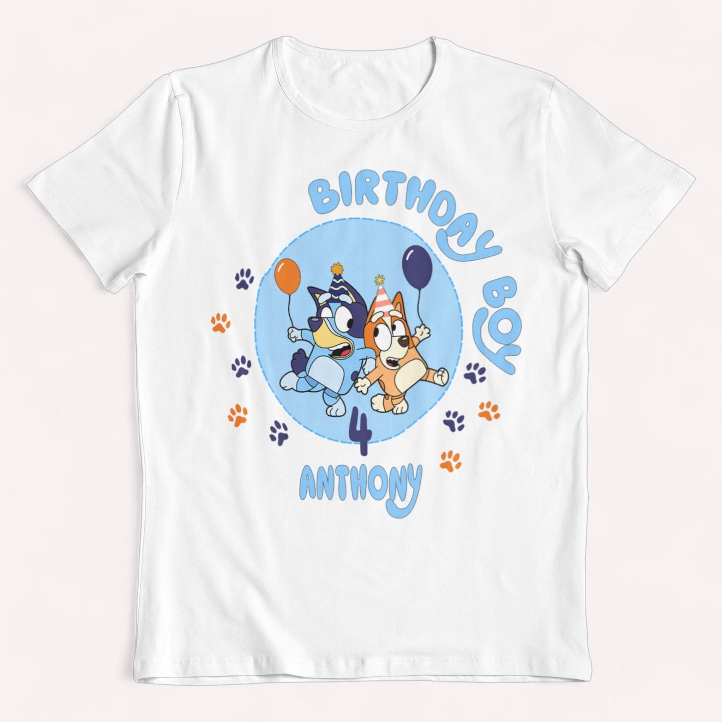 Blue dog inspired birthday shirt, Blue dog boys shirt, Boys birthday Blue dog personalized shirt,