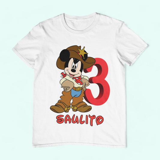 Mickey Cowboy shirt