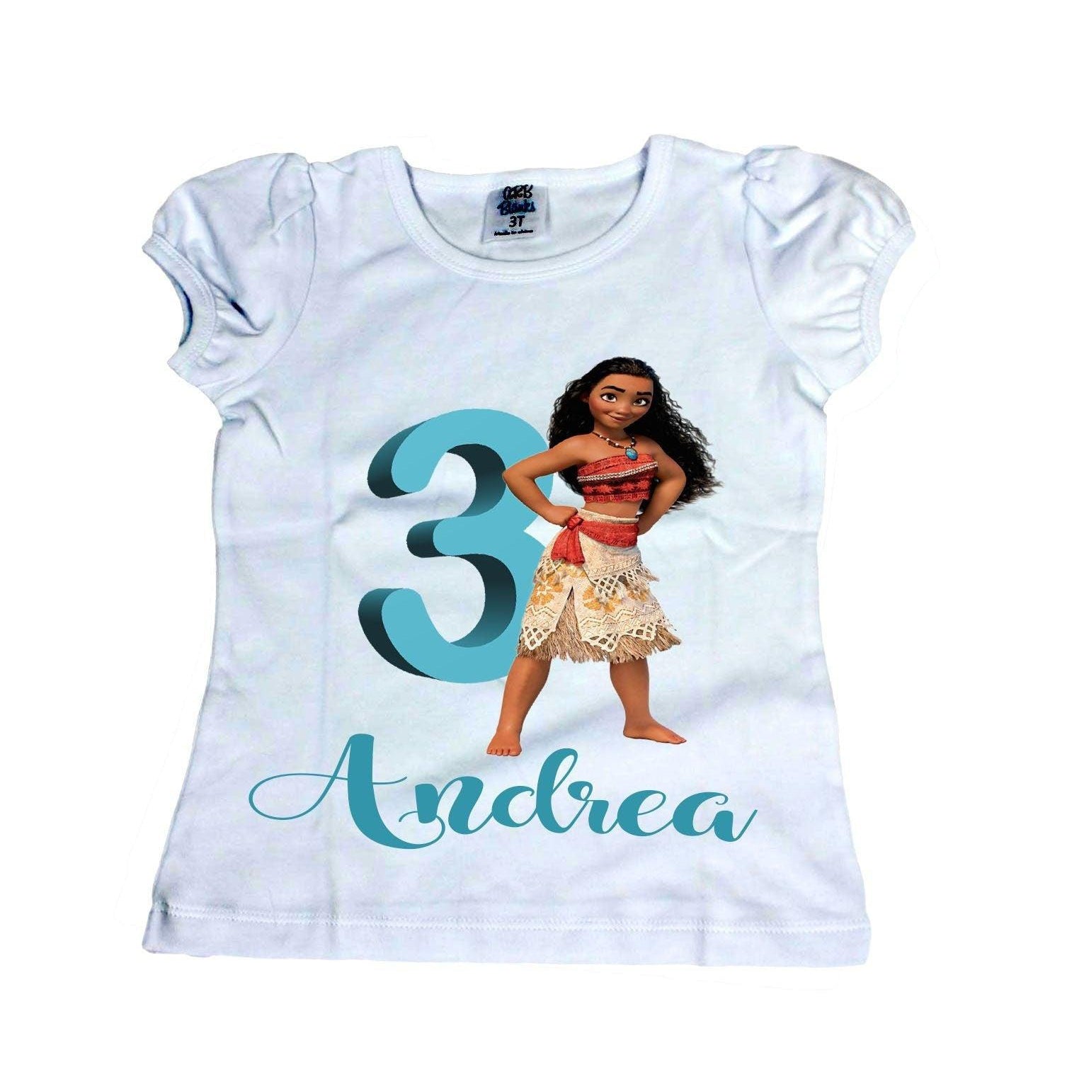 Moana birthday shirt