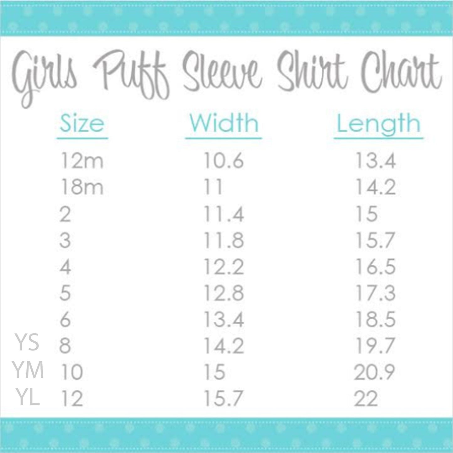 Size chart for Frozen birthday shirt