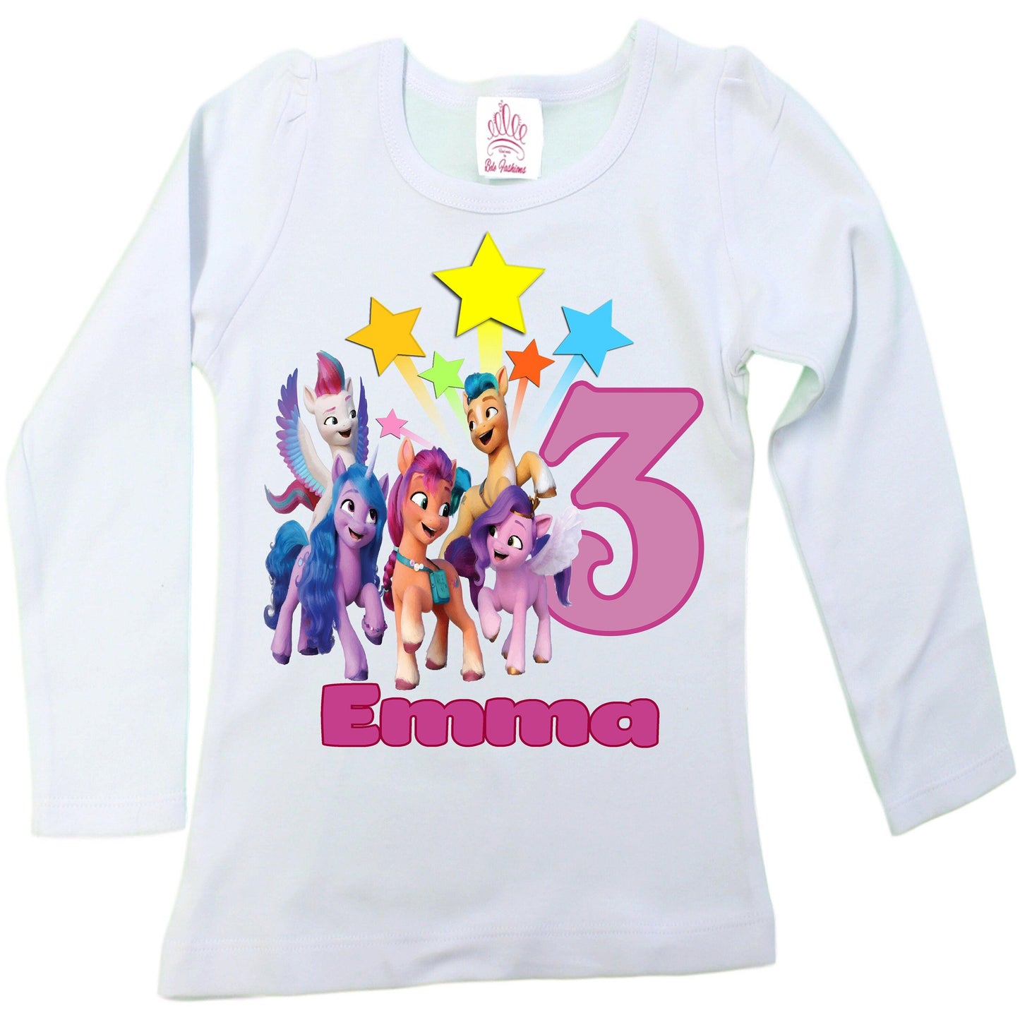 My Little Pony birthday shirt long sleeve