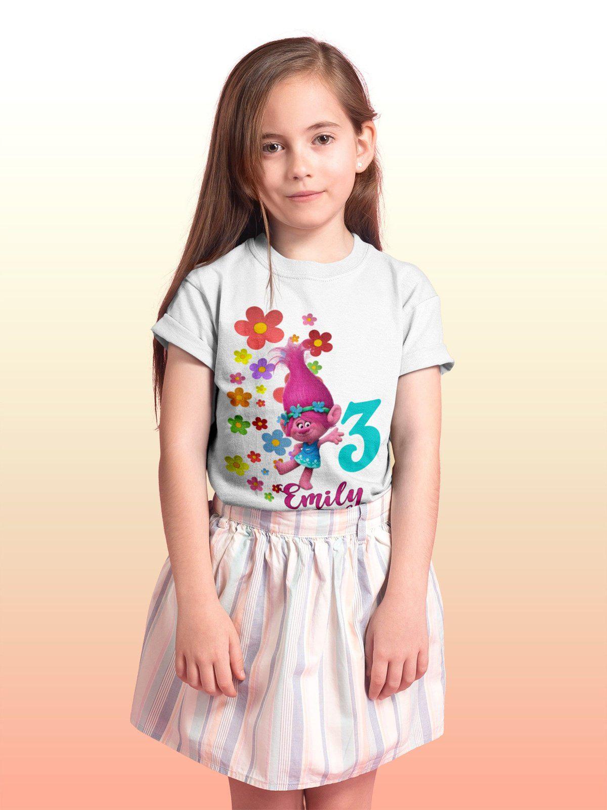 Poppy Troll birthday shirt