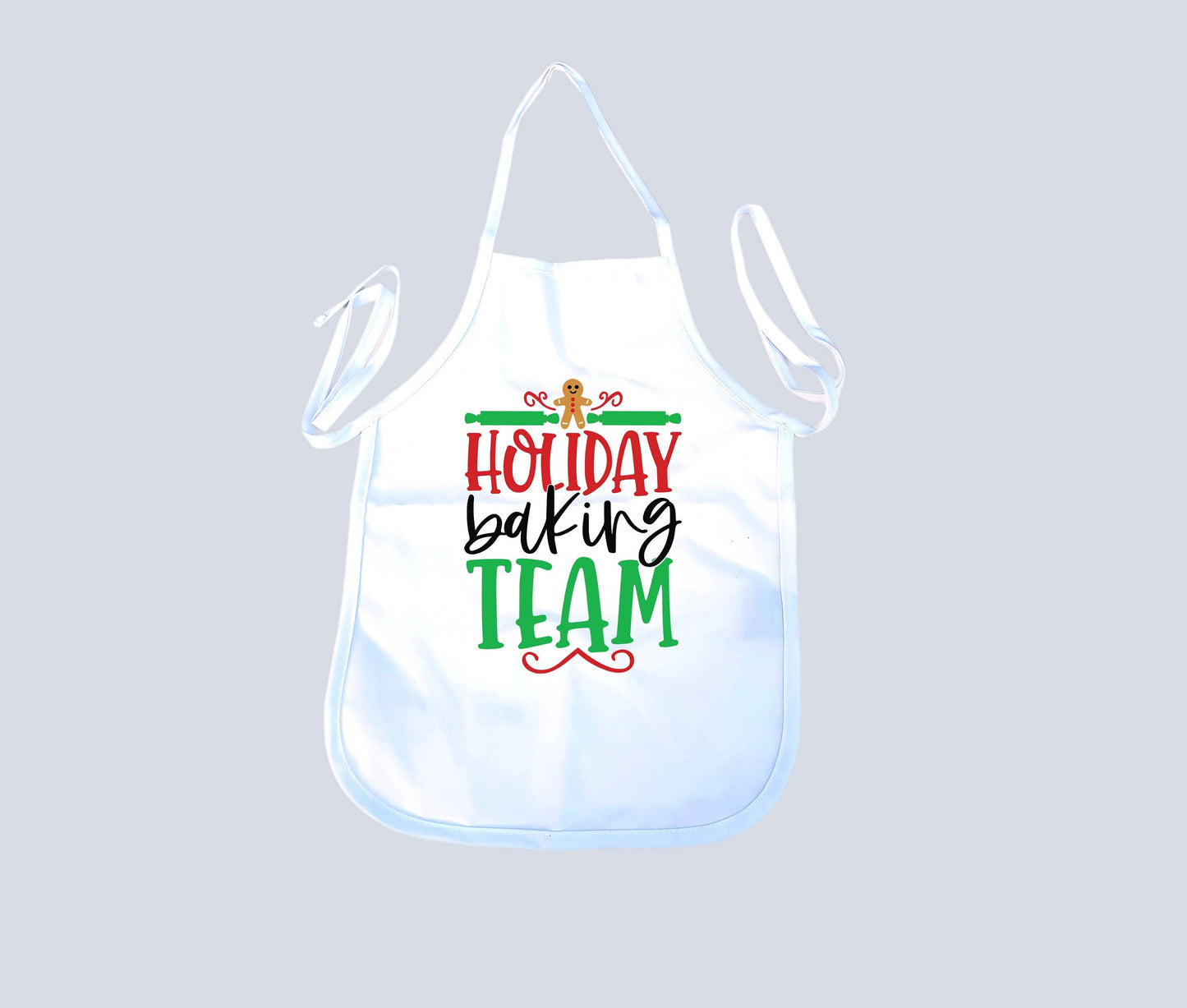 Christmas apron for kids white