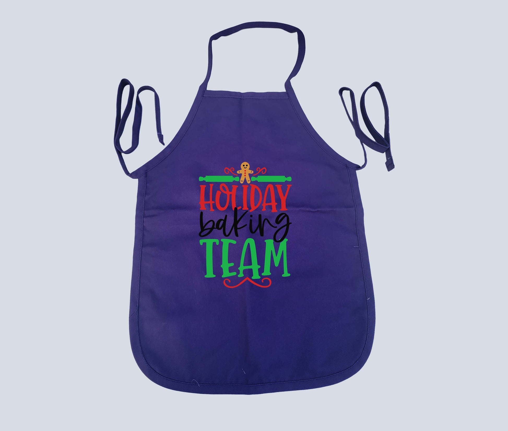 Christmas apron for kids purple