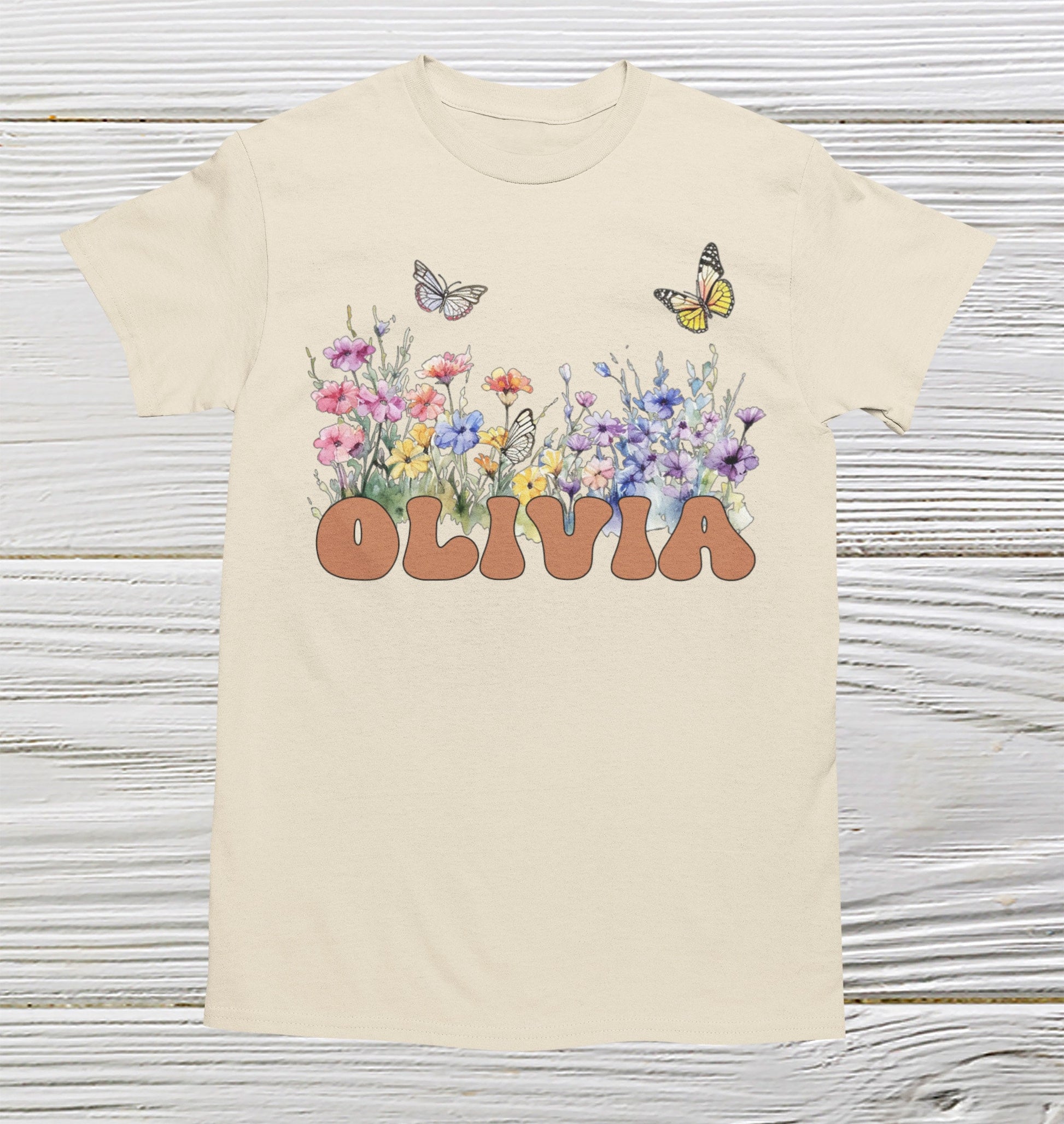 wildflower t shirt in Natural color