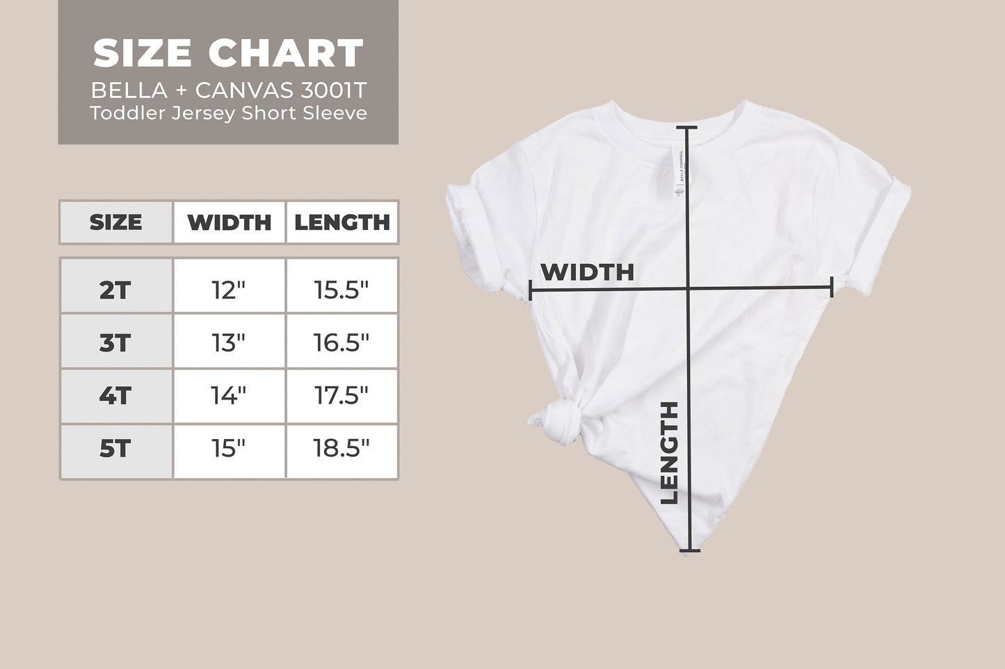 Kids size chart 